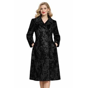 1970s Cohen & Ruskin Genuine Sheared Fur Black Coat USA made Medium